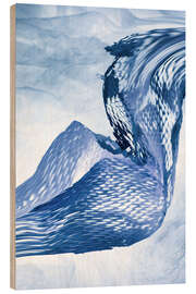 Holzbild Fließende Strukturen