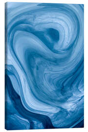 Leinwandbild Energetisches Wellenspiel - Art Couture