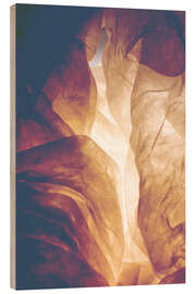 Holzbild Blühende Entfaltung - Art Couture