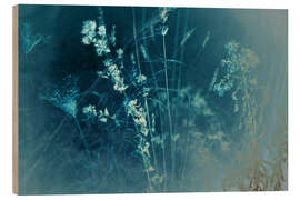 Holzbild Invertierte Gräser