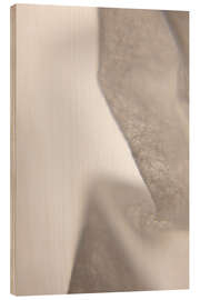 Stampa su legno Translucent Beige - Art Couture