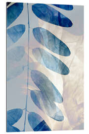 Gallery Print Blaue Blätter