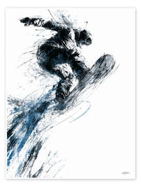 Poster Gefrorene Luft - artill