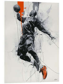 Acrylglasbild Sprung der Kraft