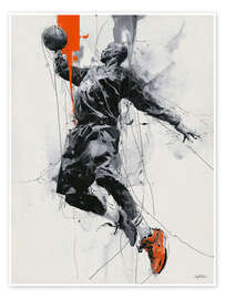 Wandbild Sprung der Kraft - artill