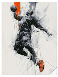 Wandsticker Sprung der Kraft