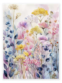 Wandbild Garten der Ruhe - artill