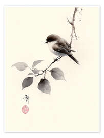 Poster Ruhender Spatz - artill