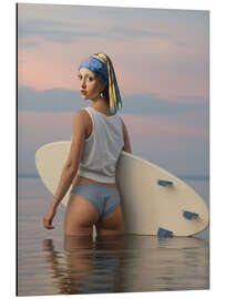 Magnettafel Surfing Pearl