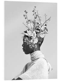 Acrylglasbild Bloom in White - Frank Moth