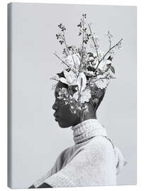 Leinwandbild Bloom in White - Frank Moth