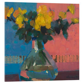 Acrylglasbild Yellow Roses - Elena Zolotnitsky