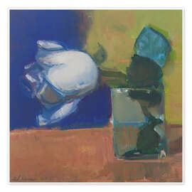 Wandbild White Rose - Elena Zolotnitsky