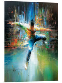Acrylglasbild Breakdancer