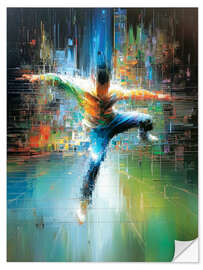 Wandsticker Breakdancer