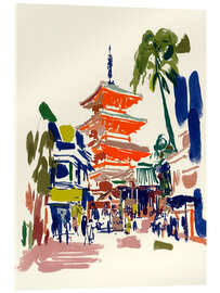 Acrylglasbild Tokio Asakusa-Tempel - Peter Roder