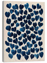 Leinwandbild Blätter der Liebe - DejaReve