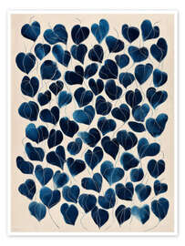 Wandbild Blätter der Liebe - DejaReve