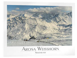 Acrylglasbild Arosa Weisshorn - Olaf Protze