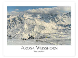 Wandbild Arosa Weisshorn - Olaf Protze