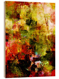 Holzbild Abstrakt Nr 515