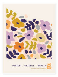 Wandbild Design Gallery Berlin - Floral icons of design - Annick