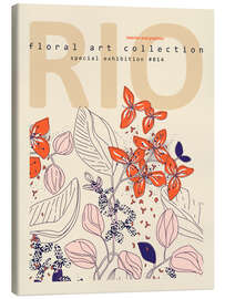 Leinwandbild Floral Art Exhibition Rio - Annick