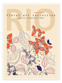 Wandbild Floral Art Exhibition Rio - Annick