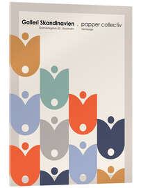 Tableau en verre acrylique Papper Collectiv Vernissage Stockholm - Annick