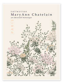 Wandbild Paris Queen Anne's lace - Annick