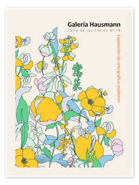 Wandbild Ausstellung moderner Grafik, Madrid - Annick