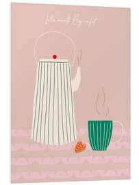 Hartschaumbild Coffee Time - Little moments, big comfort - Annick