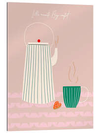 Quadro em plexi-alumínio Coffee Time - Little moments, big comfort - Annick