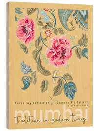 Holzbild Tradition in modern times, Art Gallery Mumbai - Annick