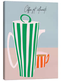 Leinwandbild Coffee pot enthusiast - Annick