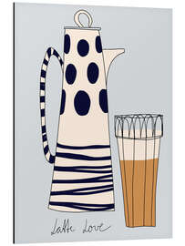 Magnettafel Latte Love