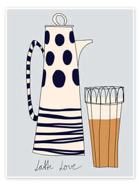 Poster Latte Love
