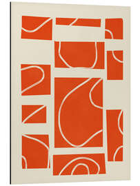 Tableau en aluminium Abstract Pathways