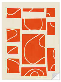 Wandsticker Abstract Pathways