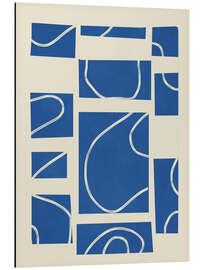 Tableau en aluminium Abstract Pathways 2