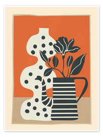 Wandbild Teekannengarten - Branka Kodžoman