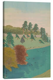 Leinwandbild Der gewundene Fluss - Negoro Raizan - Raizan Negoro