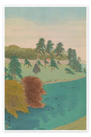 Wandbild Der gewundene Fluss - Negoro Raizan - Raizan Negoro