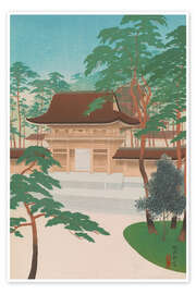 Wandbild Der Meiji-Tempel - Negoro Raizan - Raizan Negoro