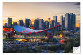 Wandsticker Skyline von Calgary, Kanada - Chiara Salvadori