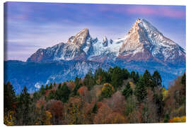 Leinwandbild Blick zum Watzmann - Moqui, Daniela Beyer