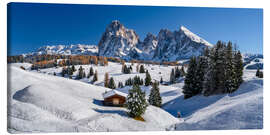 Leinwandbild Panorama Seiser Alm Südtirol - Achim Thomae