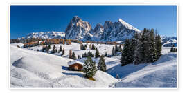 Wandbild Panorama Seiser Alm Südtirol - Achim Thomae