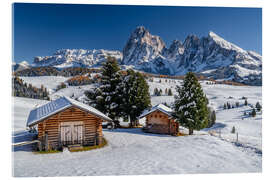 Acrylglasbild Seiser Alm Südtirol - Achim Thomae