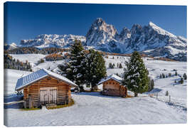 Leinwandbild Seiser Alm Südtirol